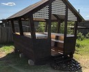 Просто и красиво: как оформить беседку из дерева (55 фото) Просто и красиво: как оформить беседку из дерева (55 фото)