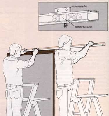  Как сделать раздвижные двери своими руками