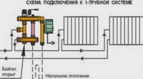  Смесительный узел для теплого пола